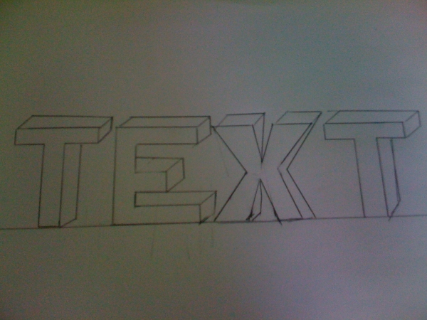 Creation of TEXT: Step 2